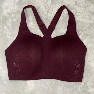 NWOT Lululemon AirSupport Bra High Support Sports Red Merlot Ultralux 36DDD
